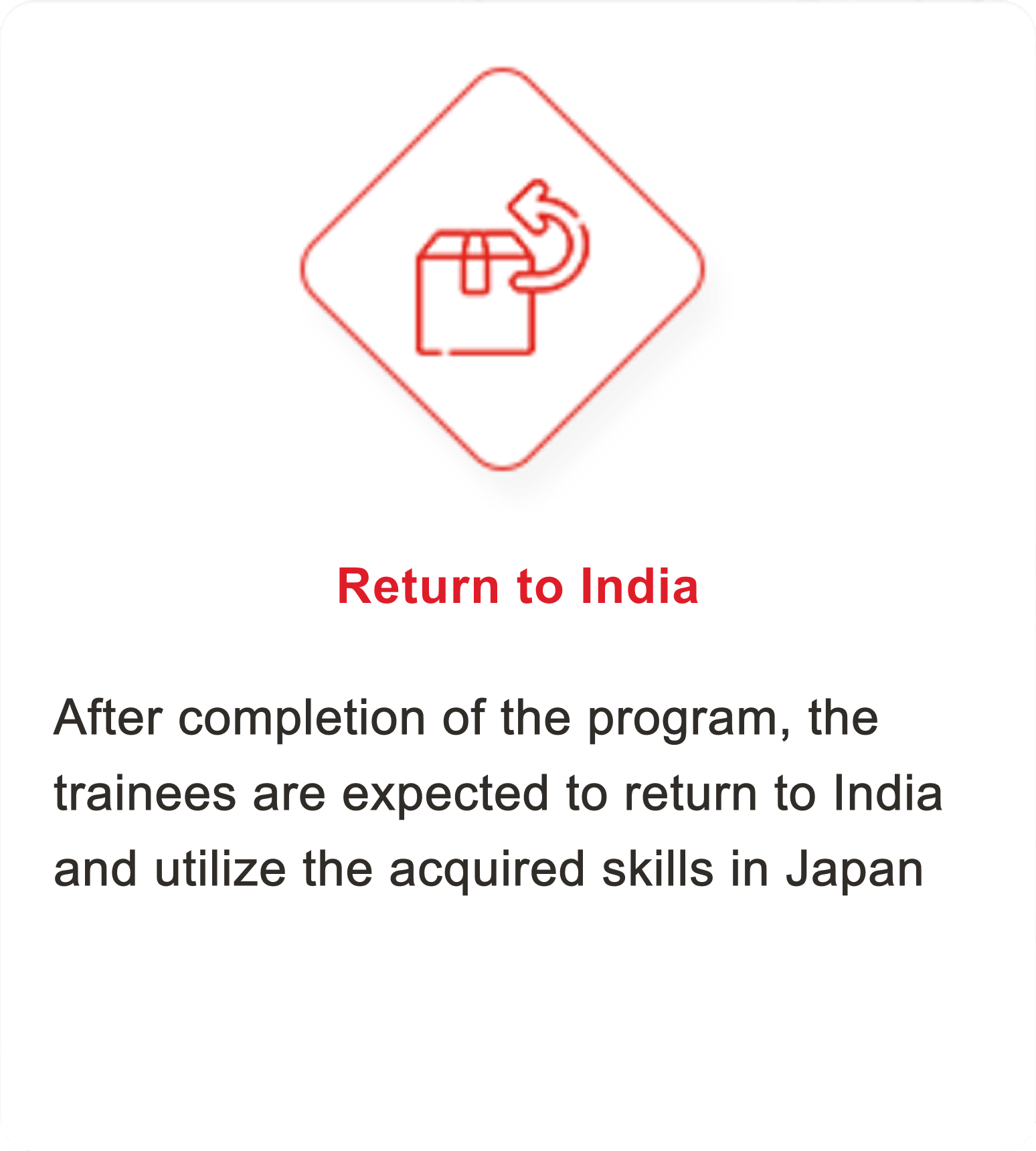 Return to India